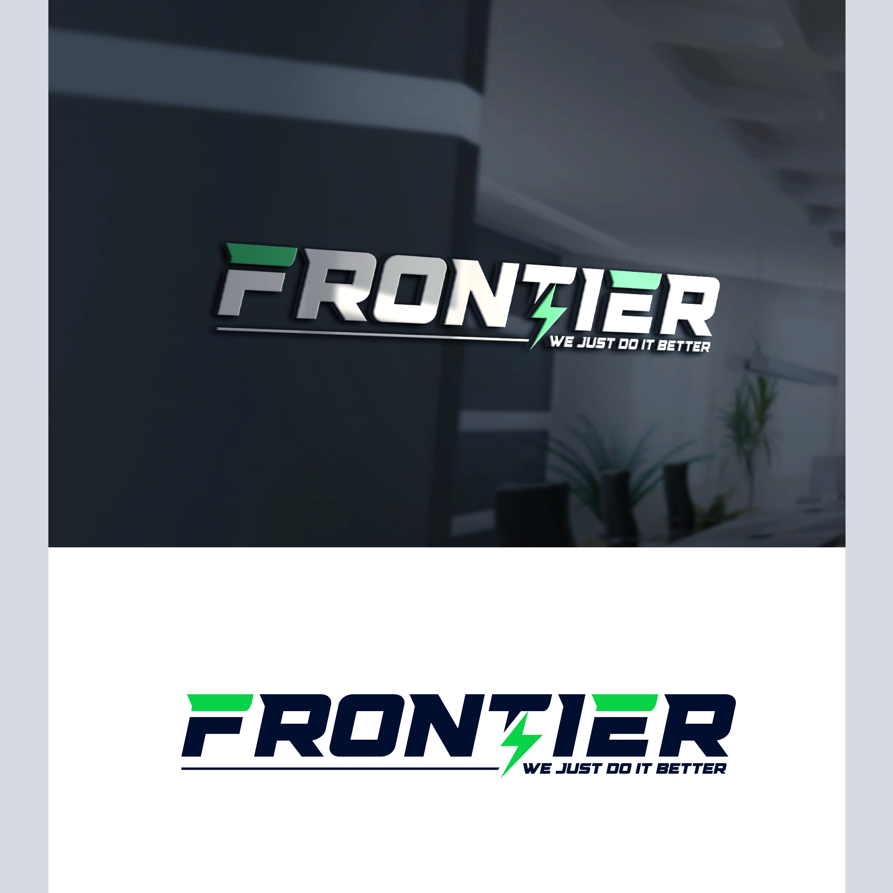 Diseño de Logo por UMBRA Designs para Frontier Electric Services | Diseño #35818065