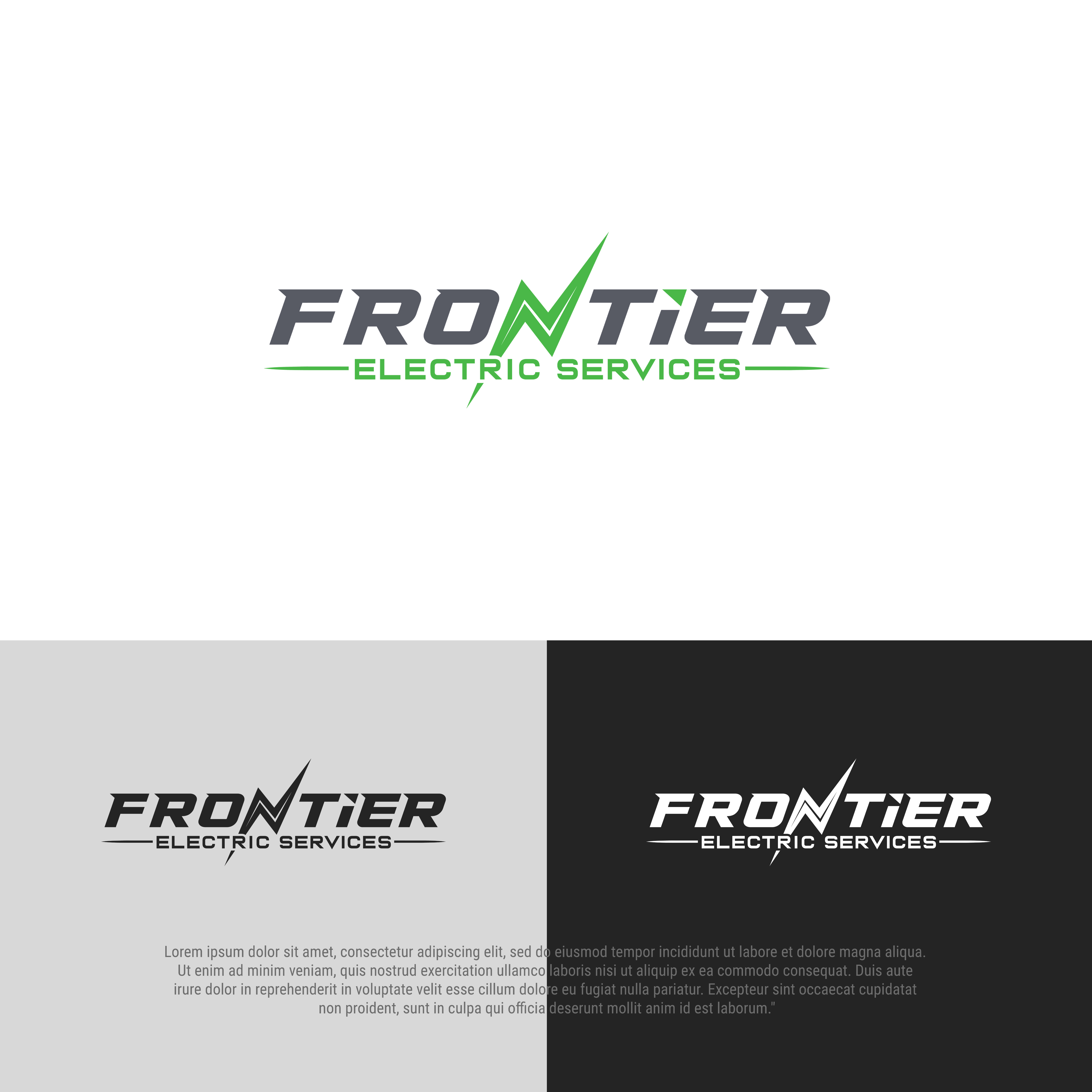 Logo-Design von Kreative Soul für Frontier Electric Services | Design #35822907