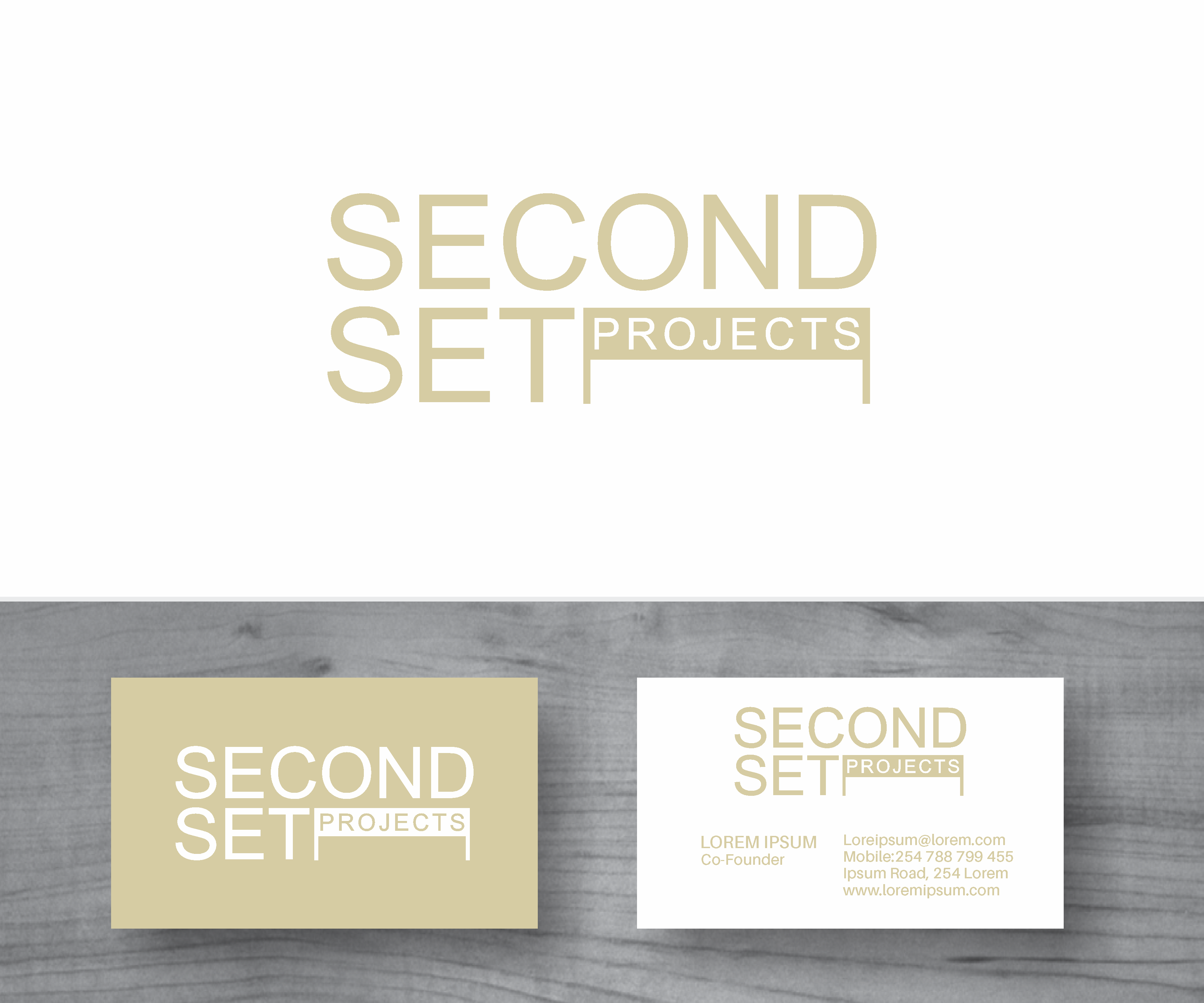 Logo Design by MBARO for Second Set Projects | Design #35880431