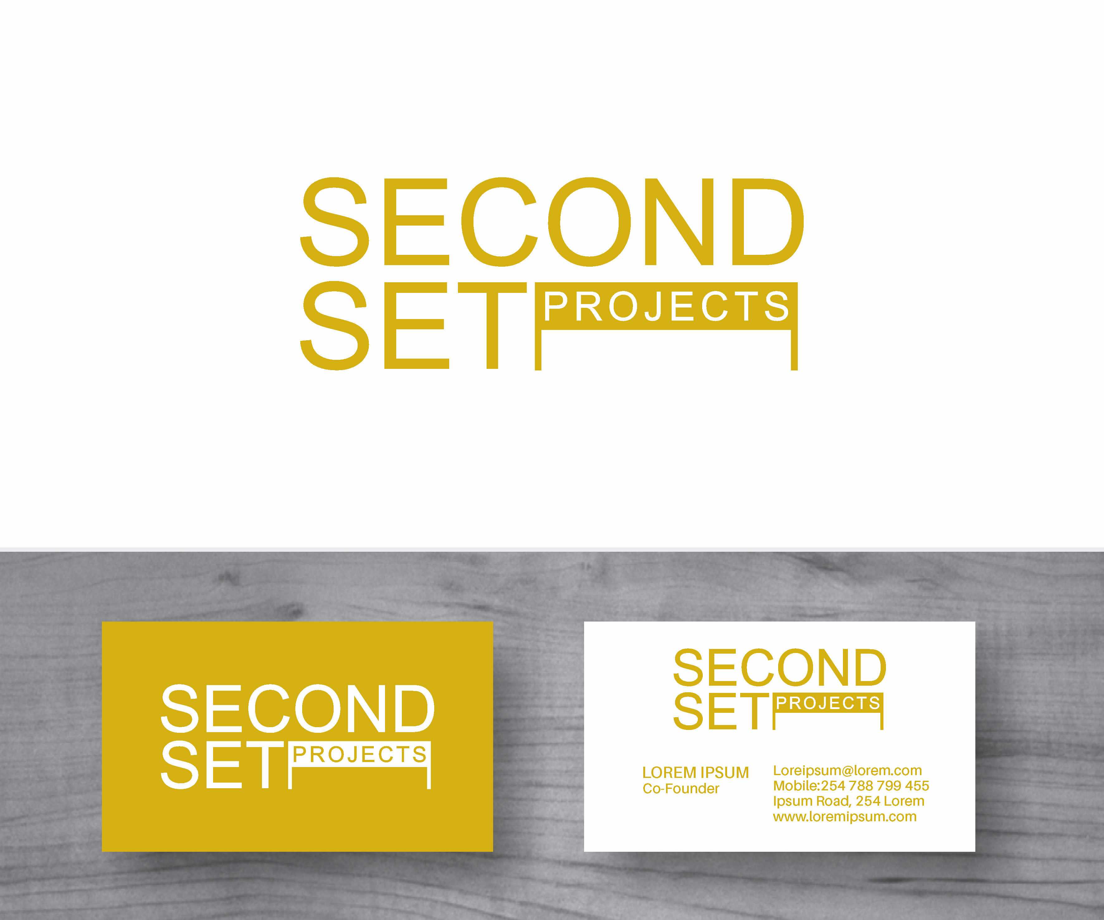 Logo-Design von MBARO für Second Set Projects | Design #35880432