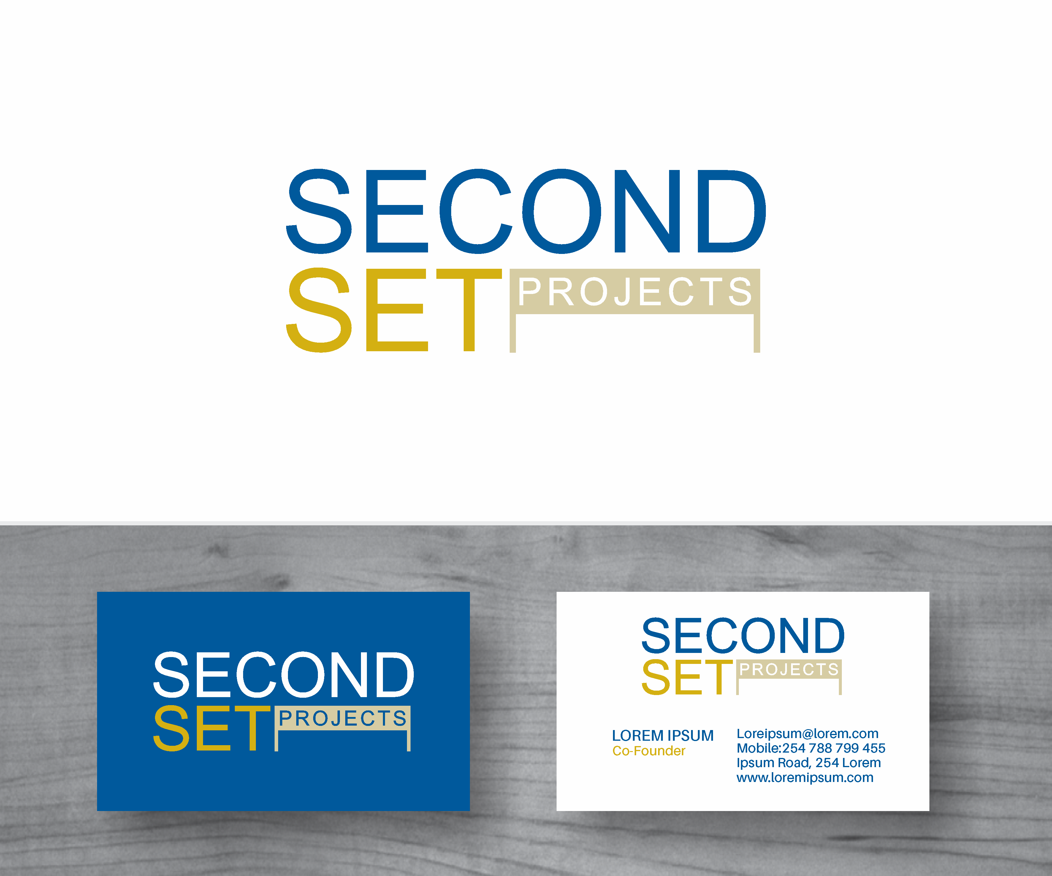 Logo Design by MBARO for Second Set Projects | Design #35880433