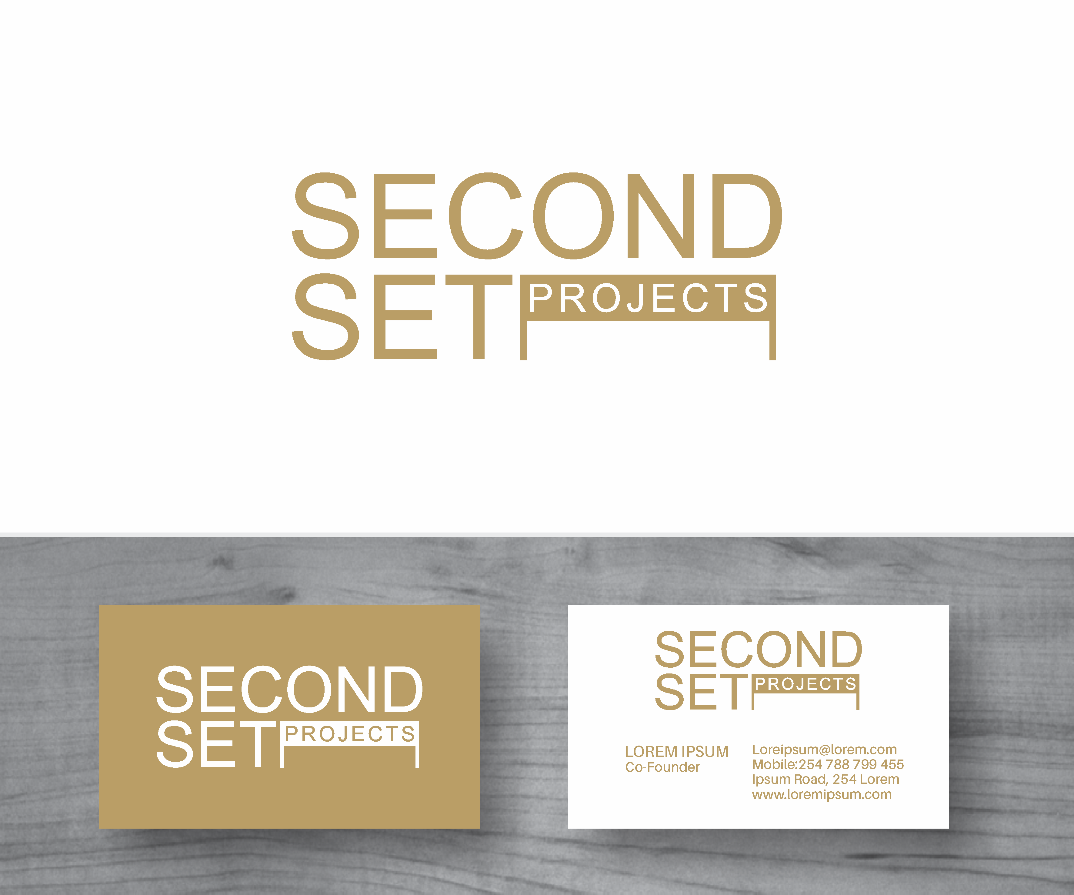Logo Design by MBARO for Second Set Projects | Design #35880434