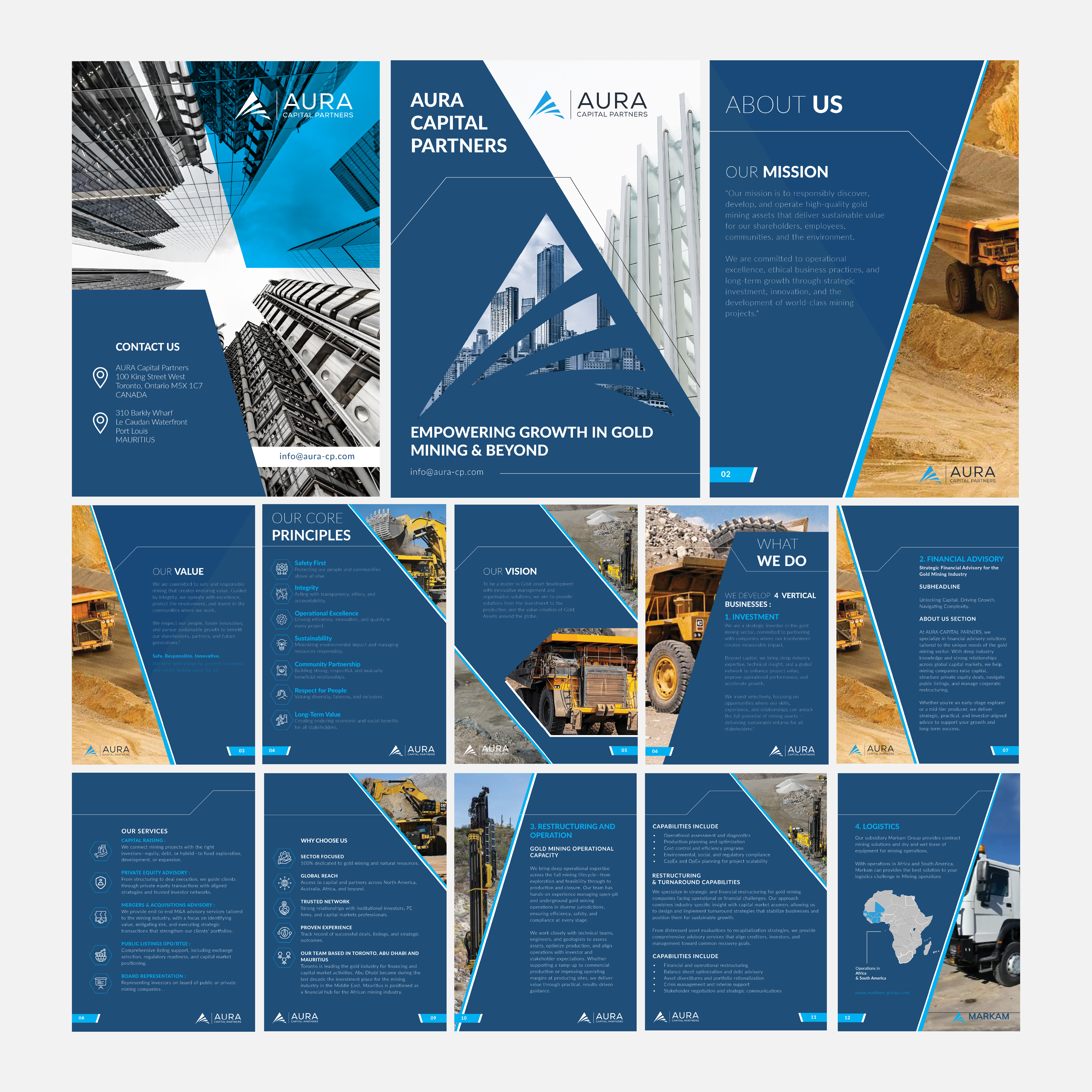 Design Graphique par Effect Visual pour Markam Group | Design #35840756