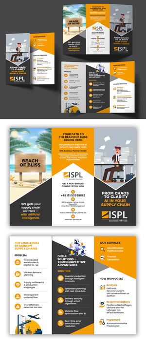 Flyer Design by debdesign for ISPL Business Partner GmbH | Design: #35826385