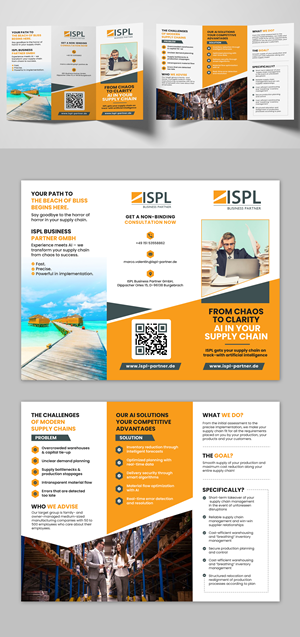 Flyer Design by debdesign for ISPL Business Partner GmbH | Design: #35828075