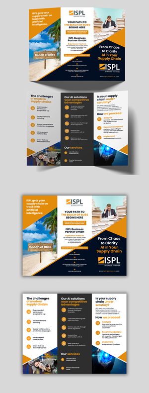 Flyer Design by debdesign for ISPL Business Partner GmbH | Design: #35834967