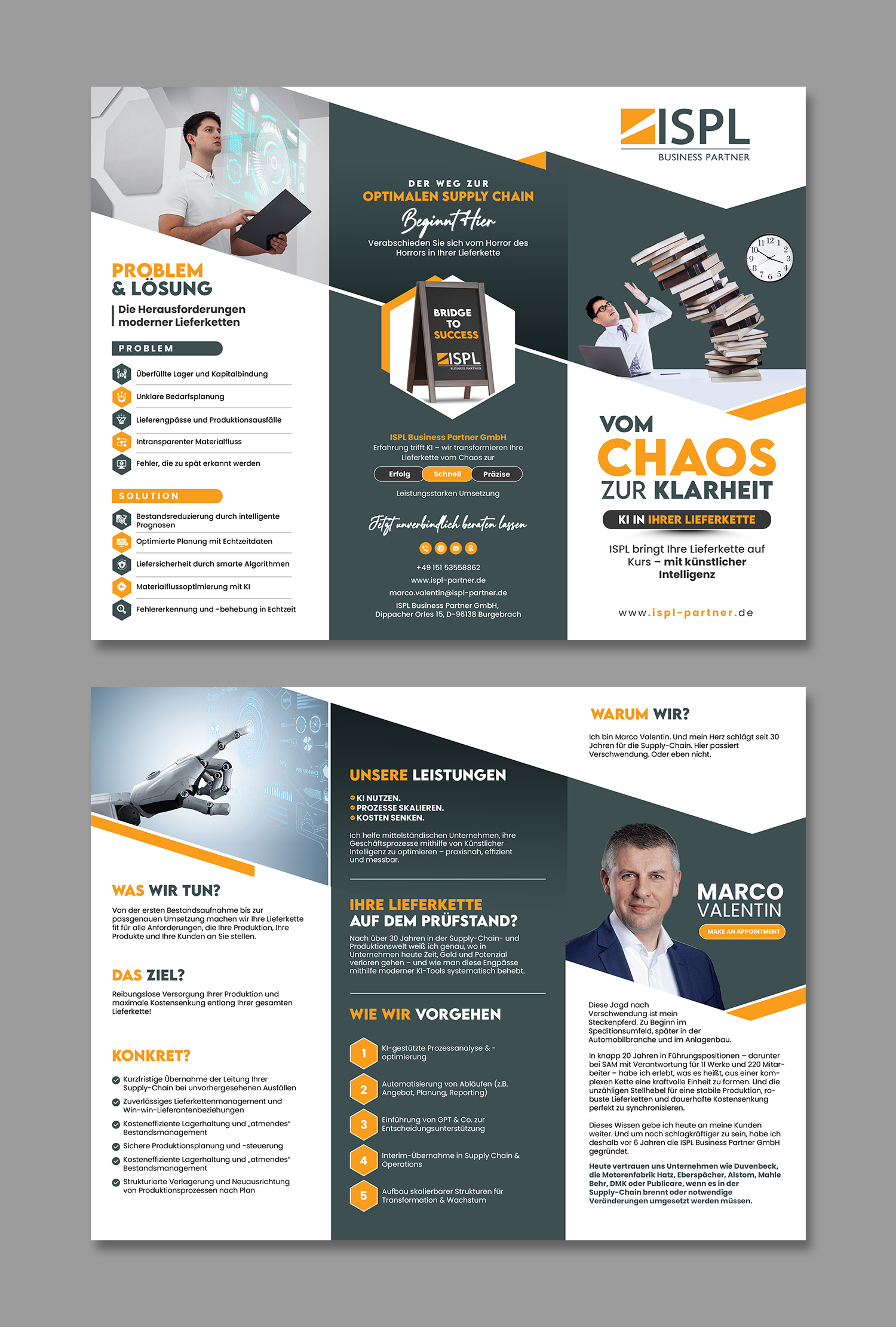 Flyer-Design von debdesign für ISPL Business Partner GmbH | Design #35925555