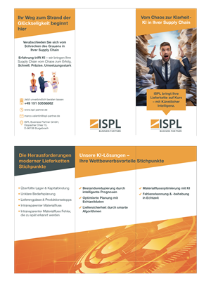 Flyer Design by arikool for ISPL Business Partner GmbH | Design: #35846423