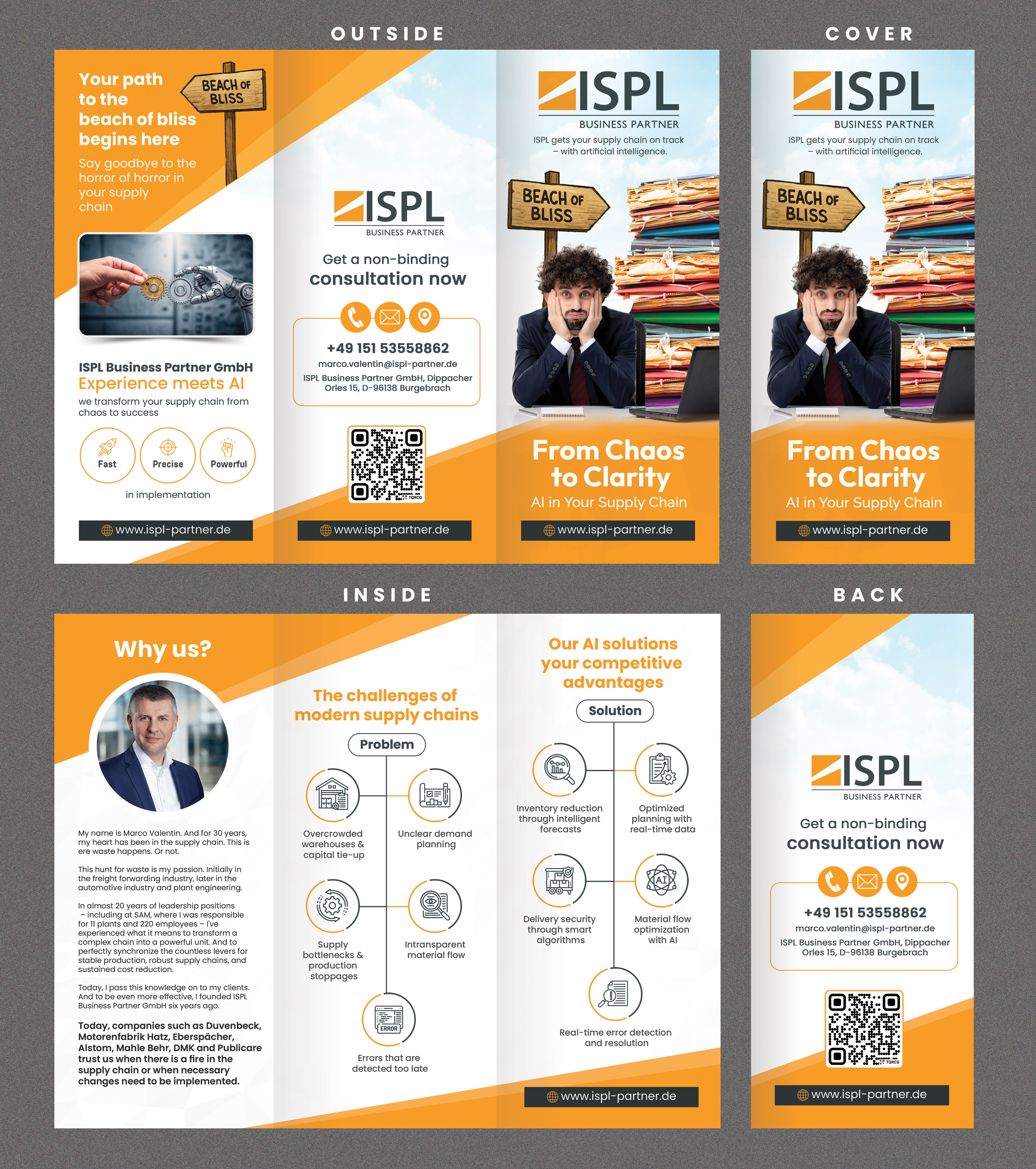 Flyer Design by Stan$oul for ISPL Business Partner GmbH | Design #35830911