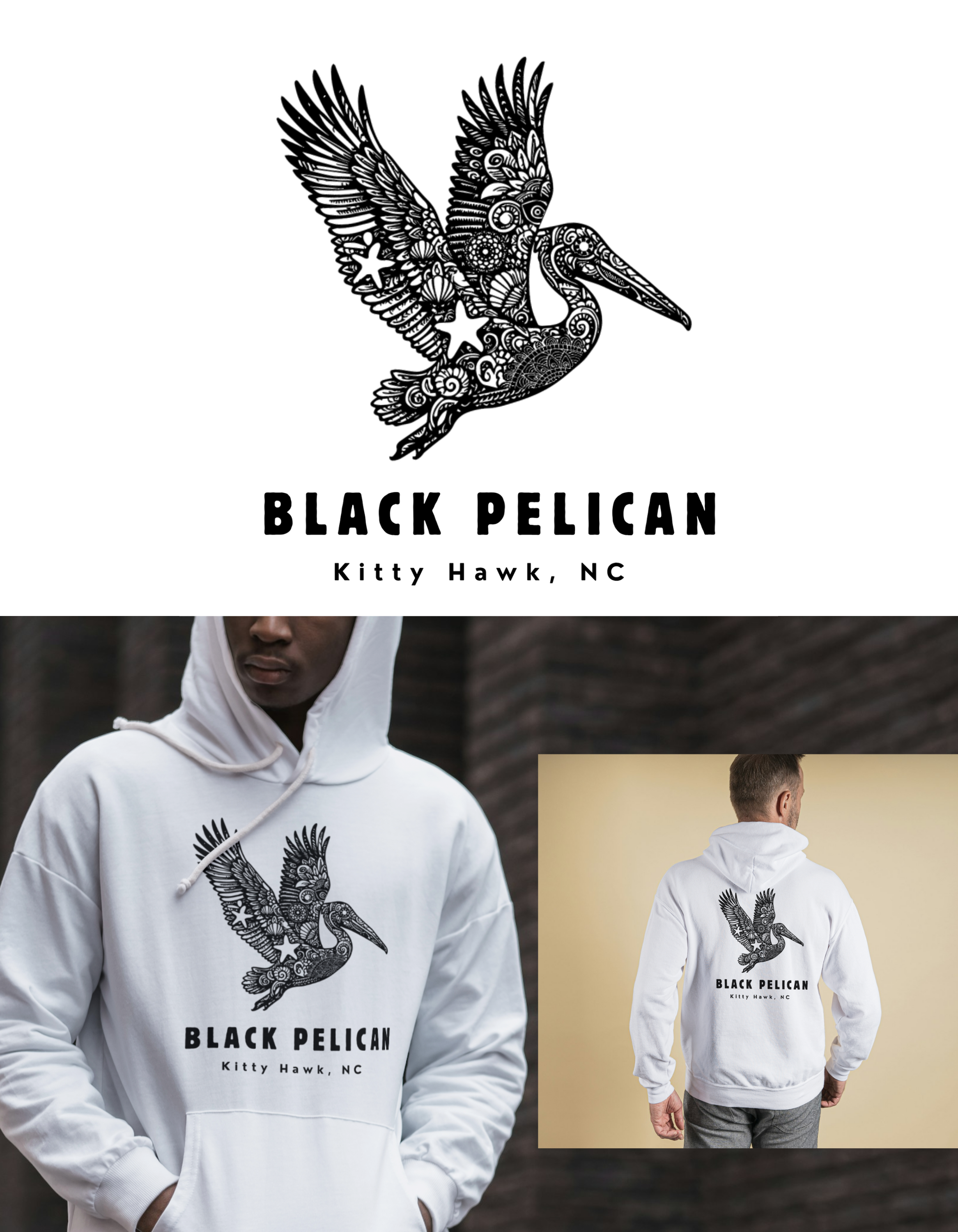 T-shirt Design by sanislarasati for Black Pelican Seafood Company | Design #35827236