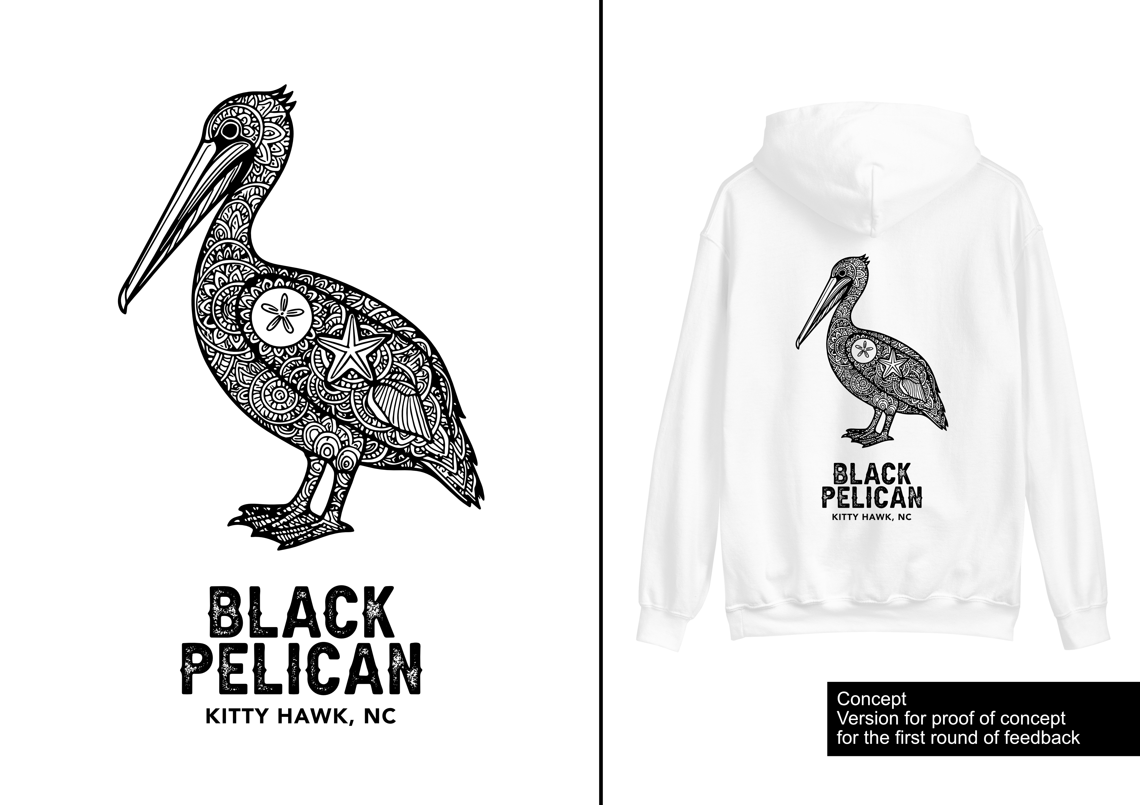 T-shirt Design by AnninWonderland for Black Pelican Seafood Company | Design #35827263