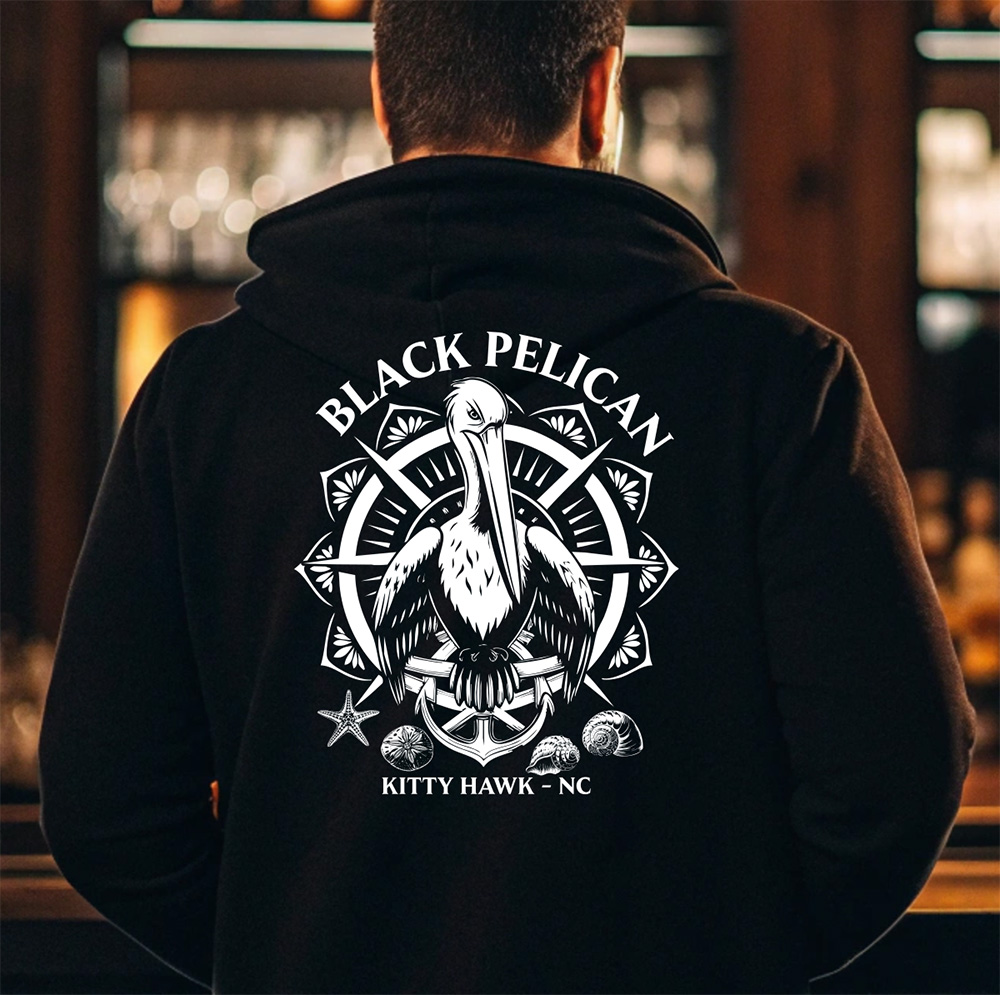 Design de T-shirt par Drawingbook pour Black Pelican Seafood Company | Design #35826103