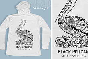 T-Shirt-Design von MDesigns ™ für Black Pelican Seafood Company | Design: #35824971