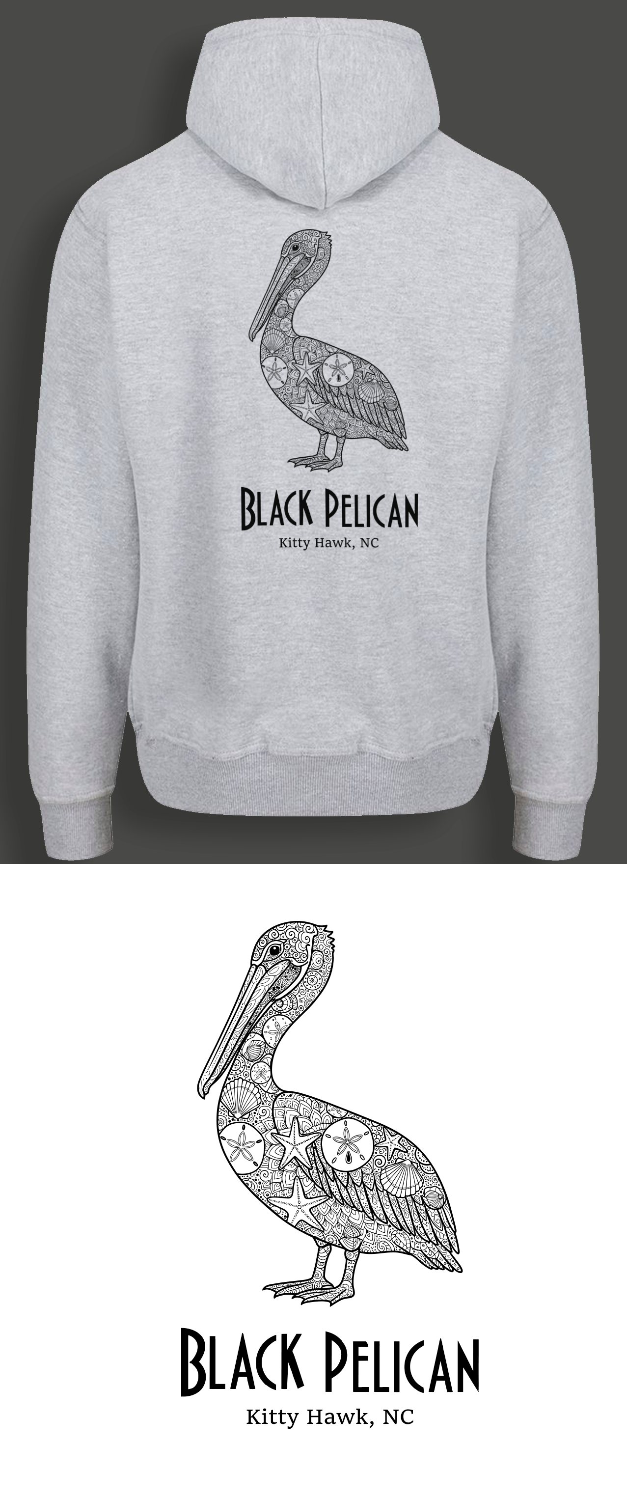 Design de T-shirt par Quick craft pour Black Pelican Seafood Company | Design #35823817