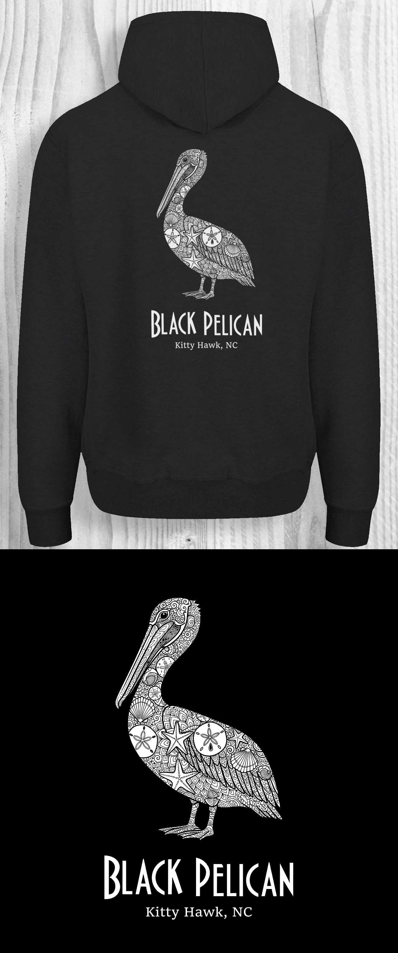 T-shirt Design by Quick craft for Black Pelican Seafood Company | Design #35823818