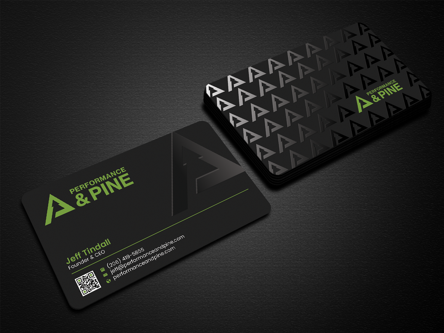 Diseño de Tarjeta de Presentación por Graphixpointt para Performance & Pine | Diseño #35827052