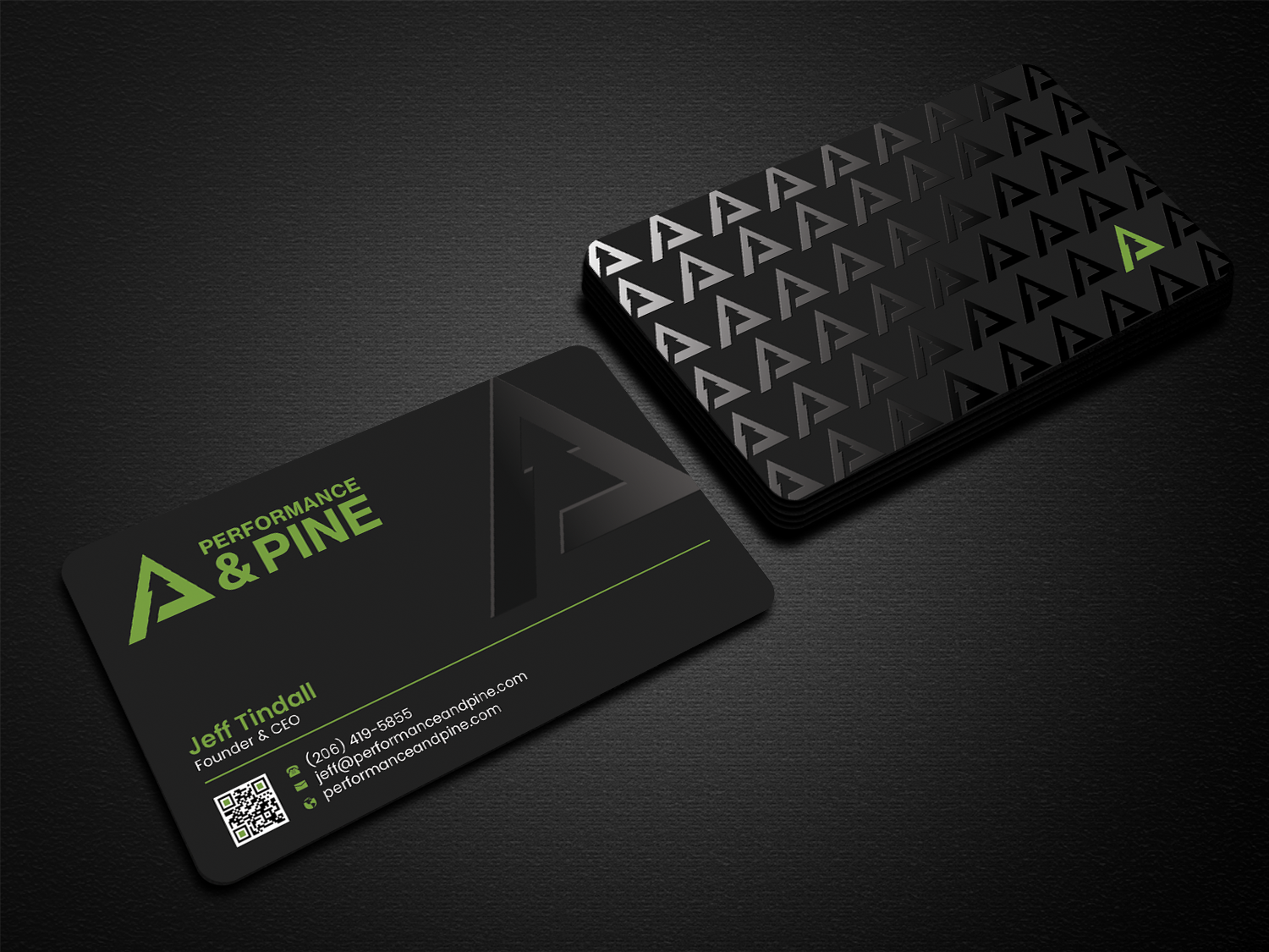 Business Card Design by Graphixpointt for Performance & Pine | Design #35827054