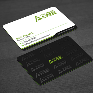 Business Card Design by WellDesign for Performance & Pine | Design: #35829309