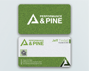 Business Card Design by DesignerShahadat for Performance & Pine | Design: #35827950