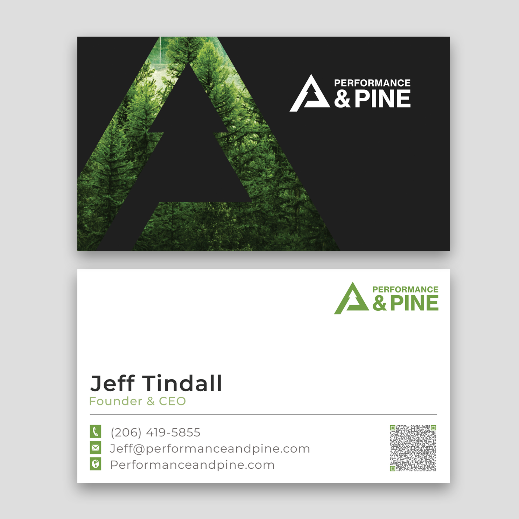 Business Card Design by Majed D for Performance & Pine | Design #35829316