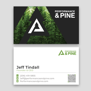 Business Card Design by Majed D for Performance & Pine | Design: #35829362