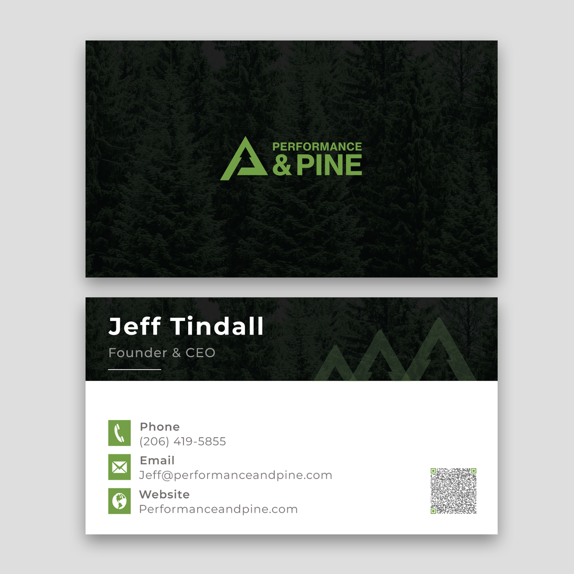 Design de Carte de Visite par Majed D pour Performance & Pine | Design #35829556