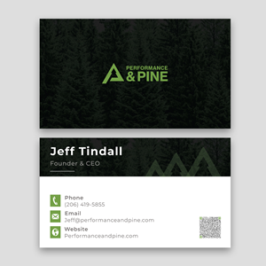 Business Card Design by Majed D for Performance & Pine | Design: #35829556