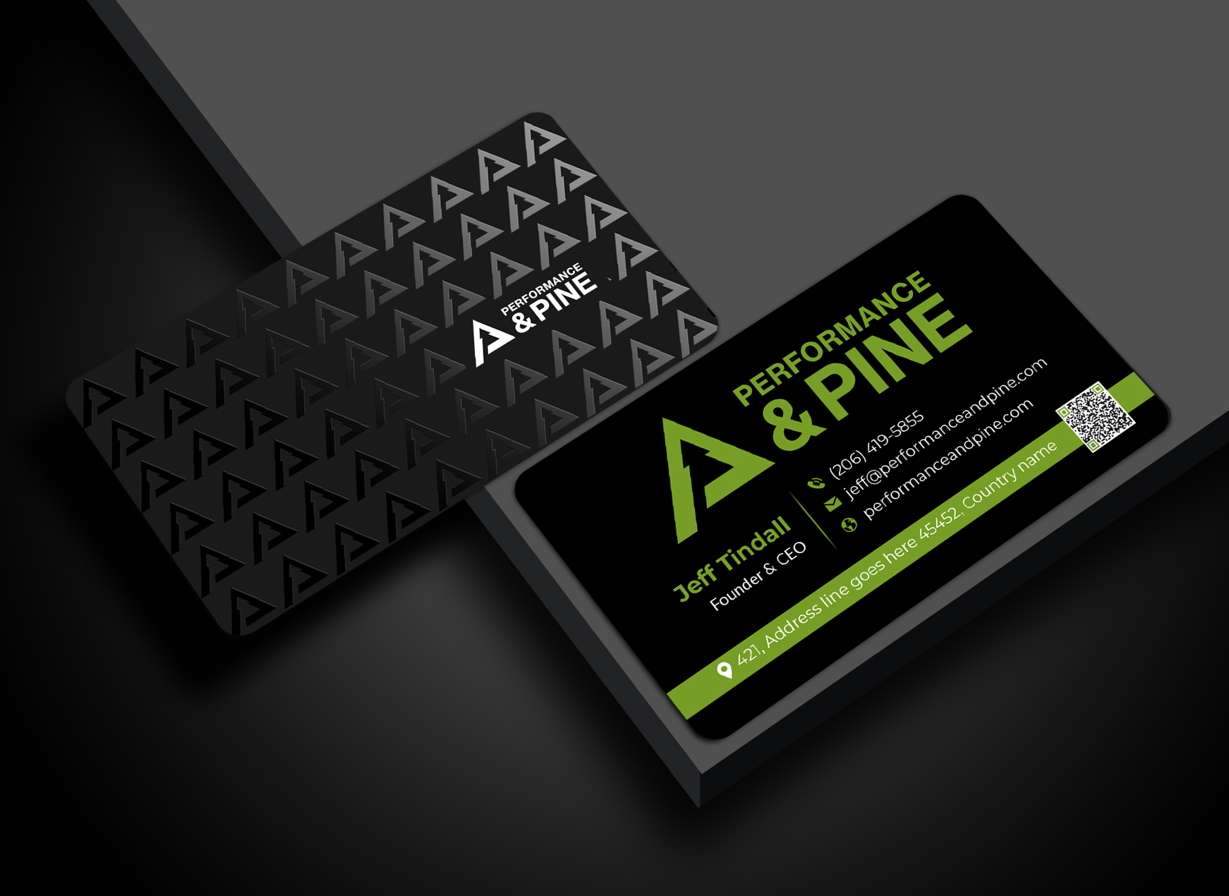 Business Card Design by JS Desiger for Performance & Pine | Design #35825484