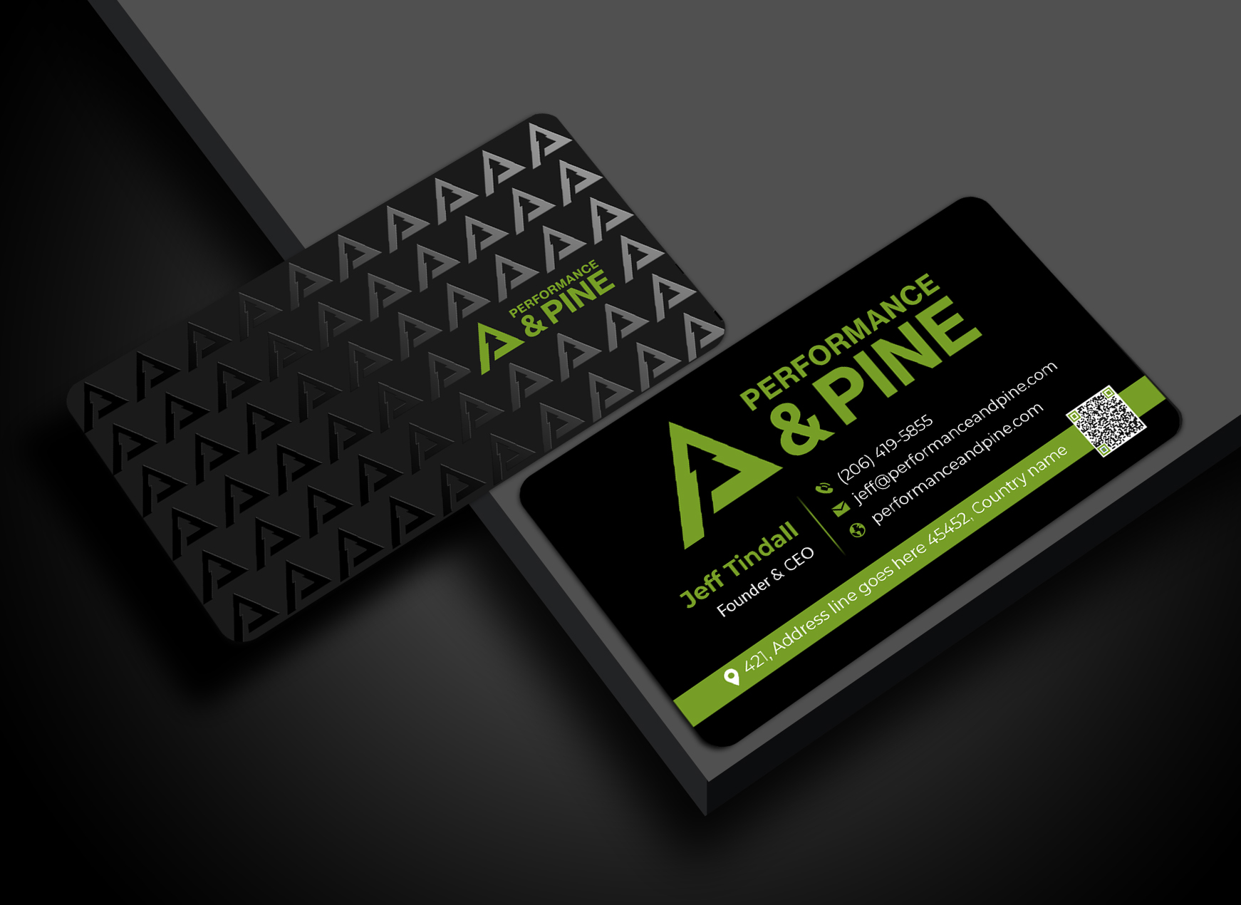 Business Card Design by JS Desiger for Performance & Pine | Design #35825527
