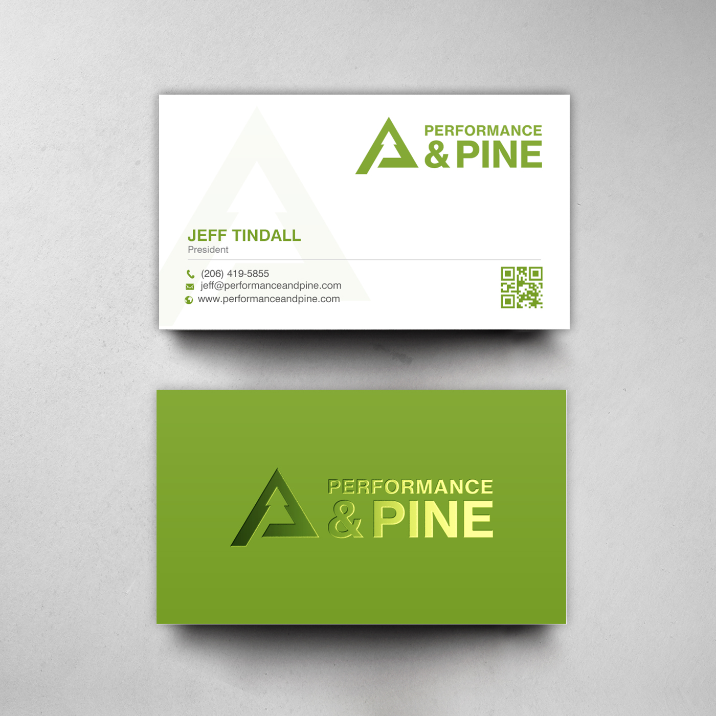 Visitenkarten-Design von chandrayaan.creative für Performance & Pine | Design #35825943
