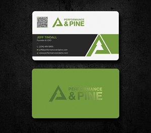 Design de Carte de Visite par Uttom 2 pour Performance & Pine | Design : #35828253