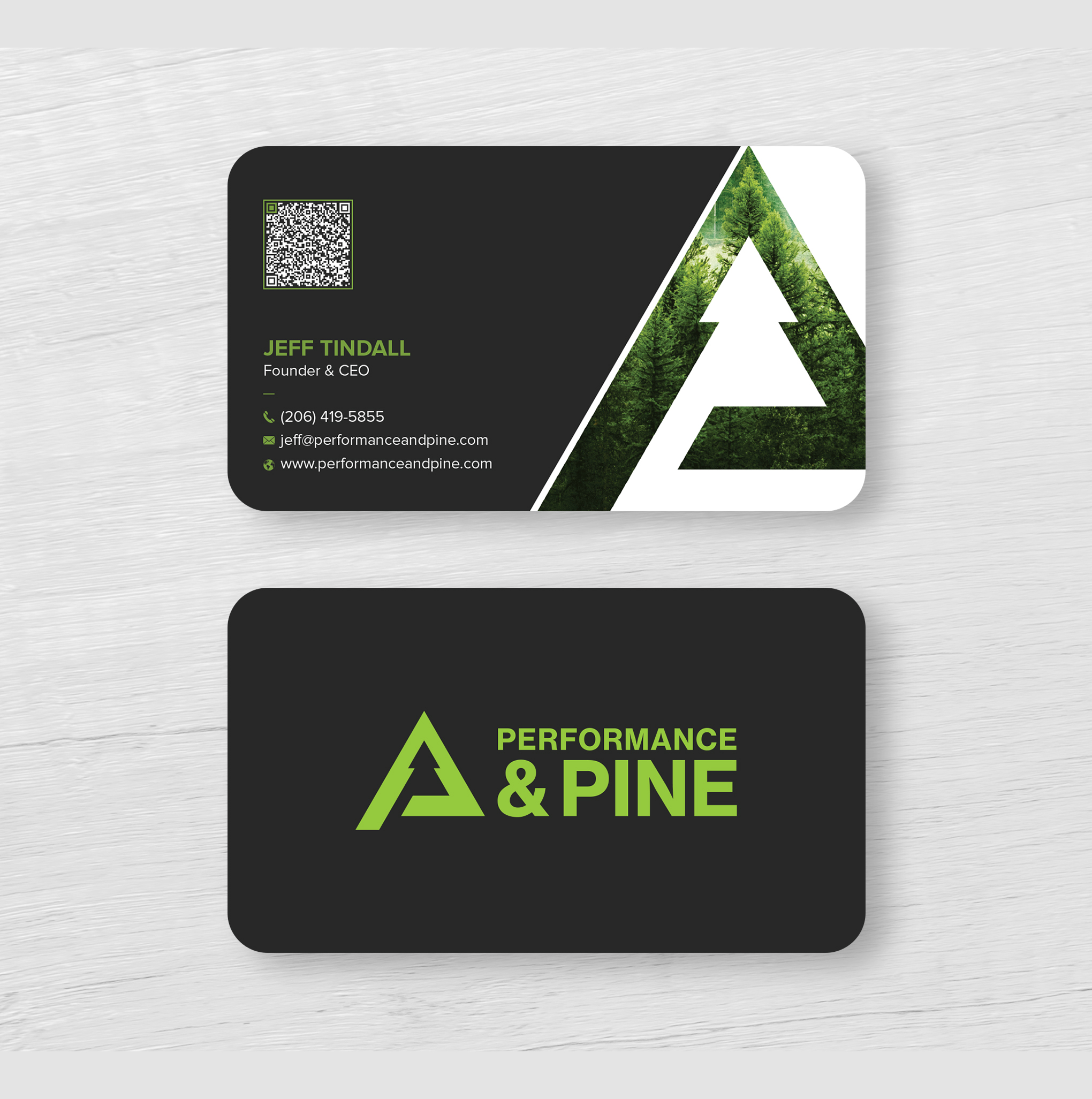 Design de Carte de Visite par Uttom 2 pour Performance & Pine | Design #35839533