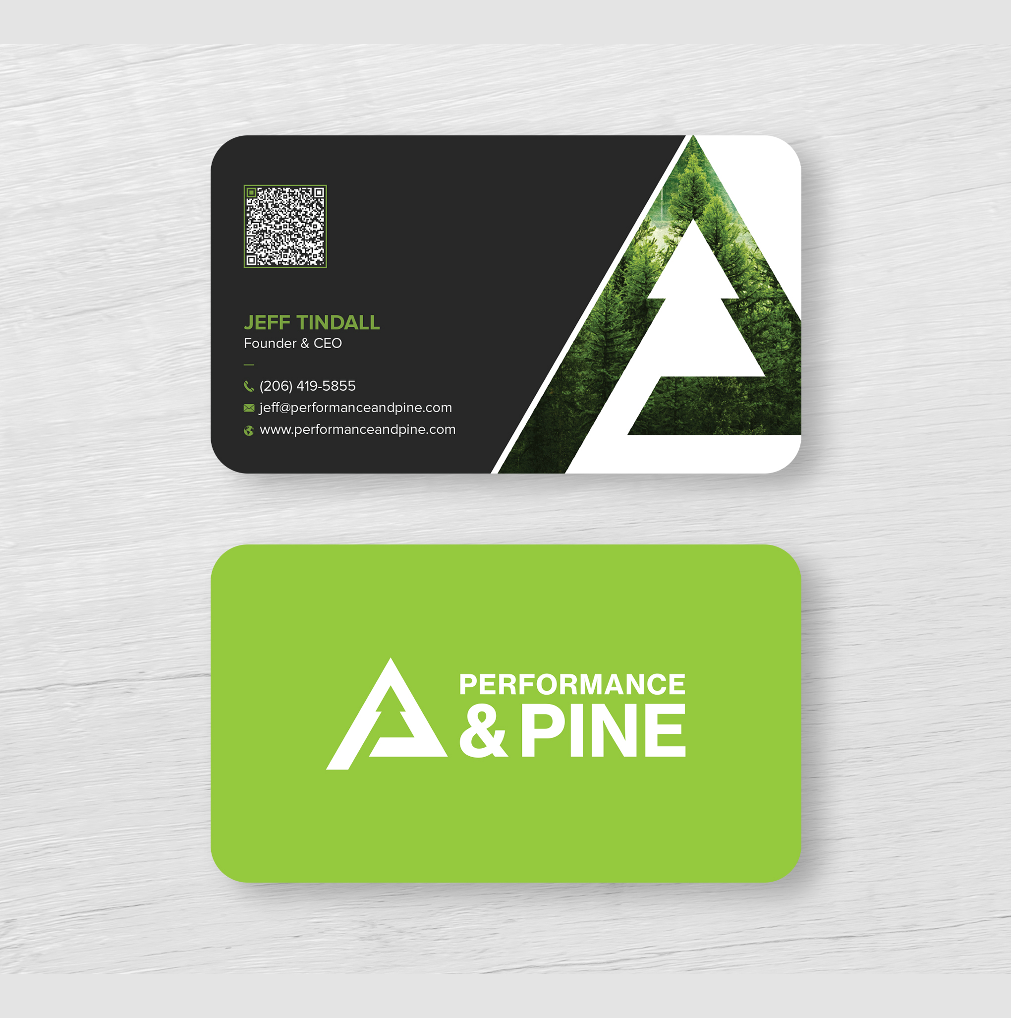 Design de Carte de Visite par Uttom 2 pour Performance & Pine | Design #35839534