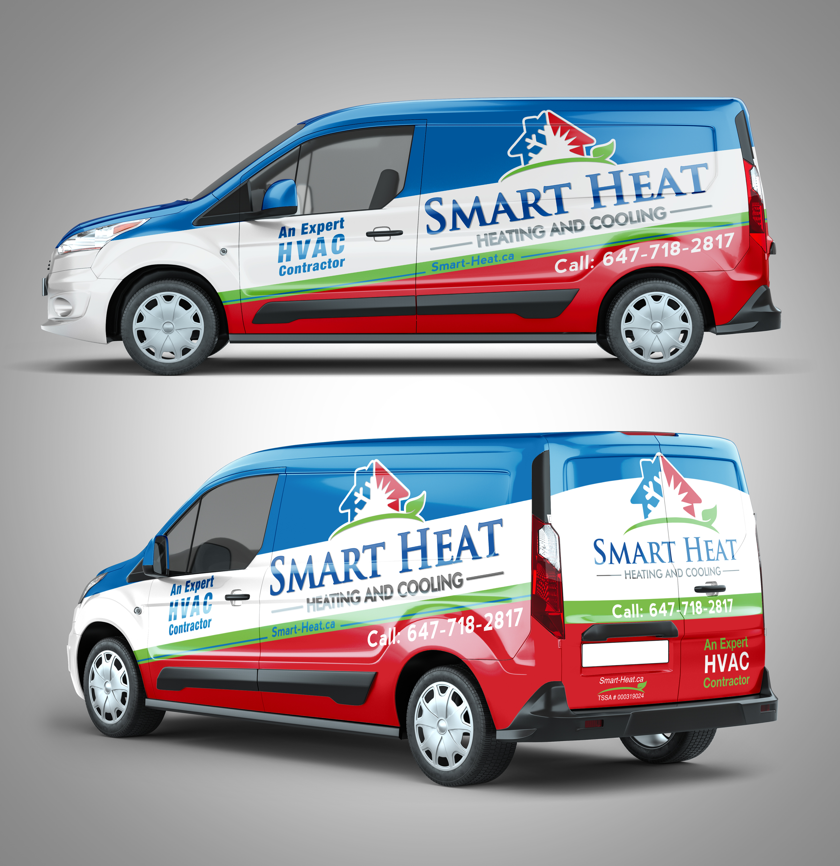 Car Wrap Design by Rasel Art for Smart Heat | Design #35846096