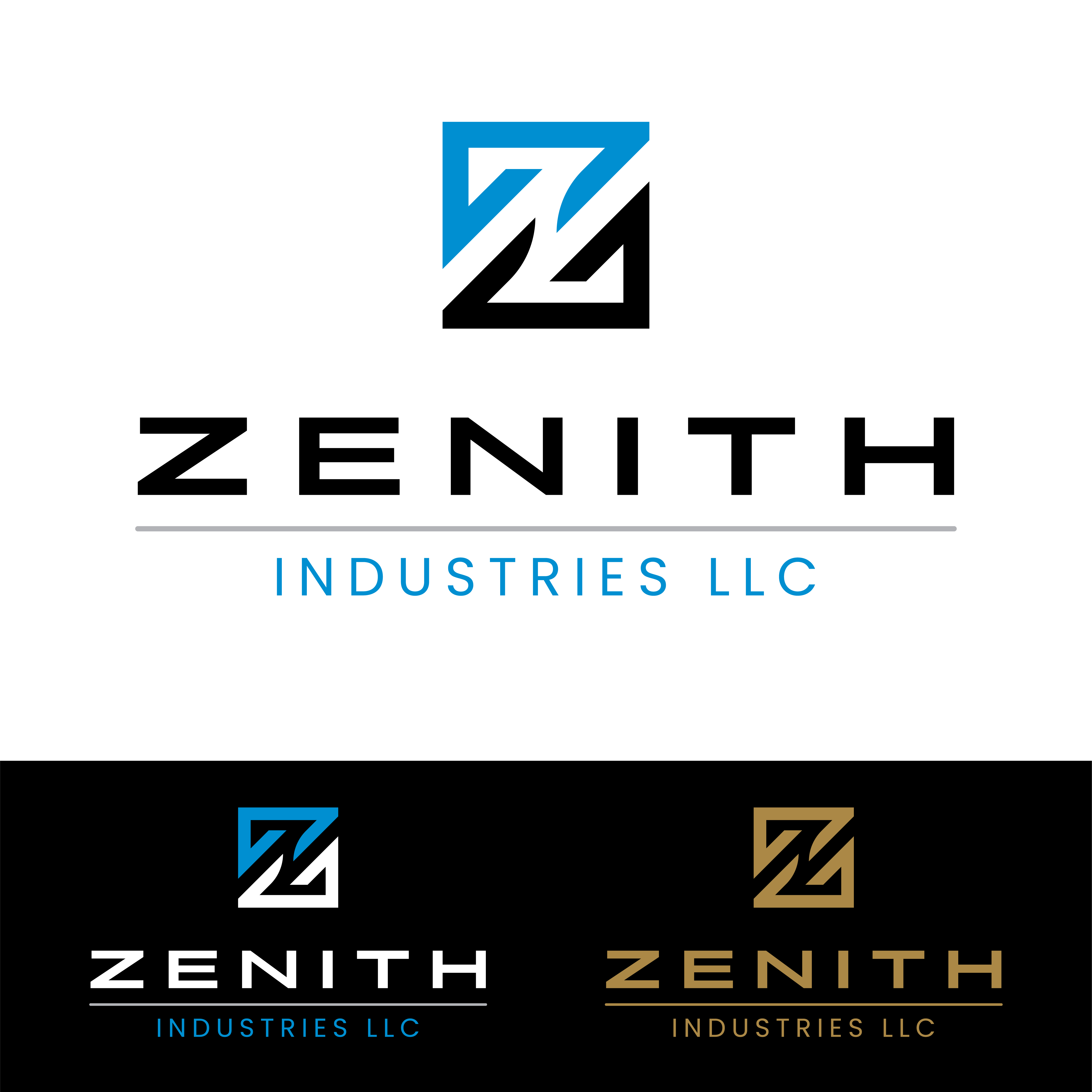Design de Logo par John Mark Arts pour Zenith Industries LLC | Design #35830389