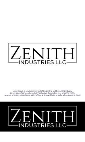 Logo Design by Abigaill_design for Zenith Industries LLC | Design: #35831969