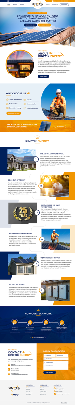 Web Design by Blue Sparrow for this project | Design: #35837556