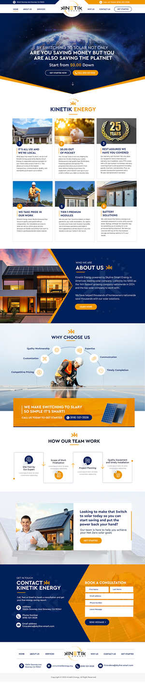 Web Design by Blue Sparrow for this project | Design: #35842409