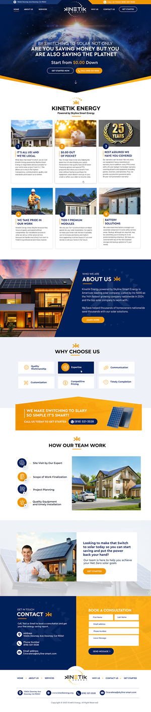 Web Design by Blue Sparrow for this project | Design: #35842410