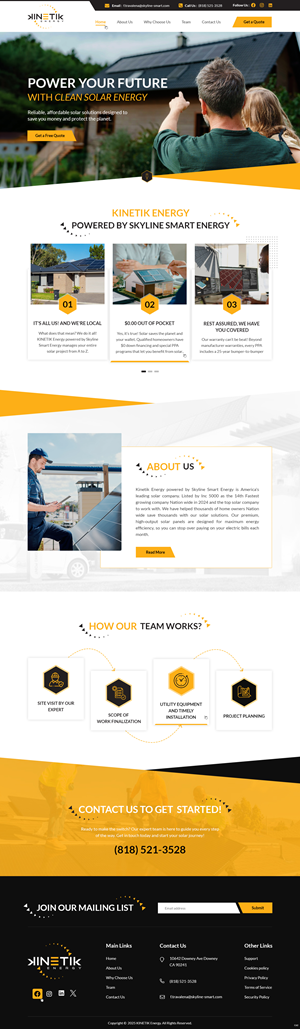 Web Design by pb for this project | Design: #35838822