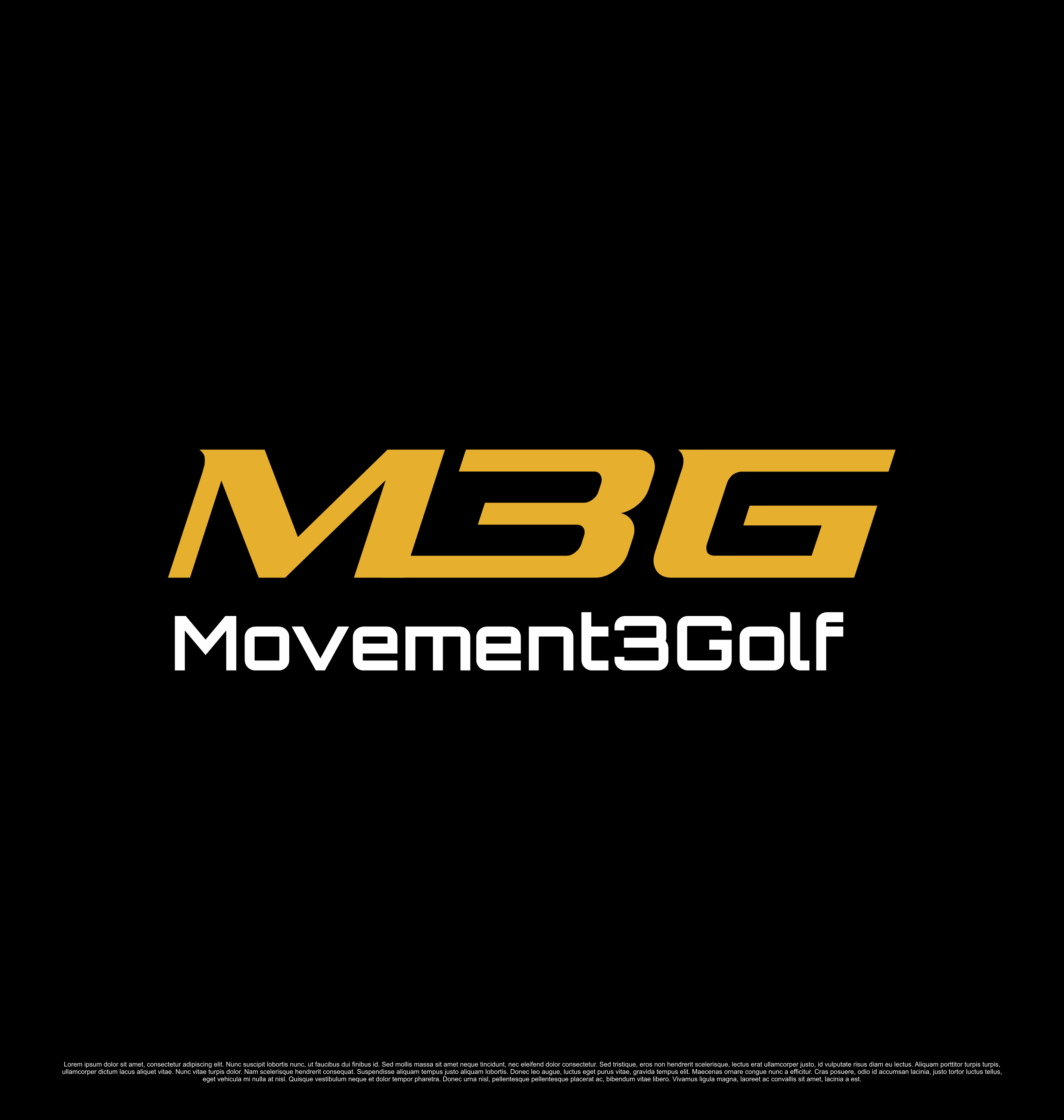 Logo Design by saesean for M3G | Movement3Golf | Design #35841245