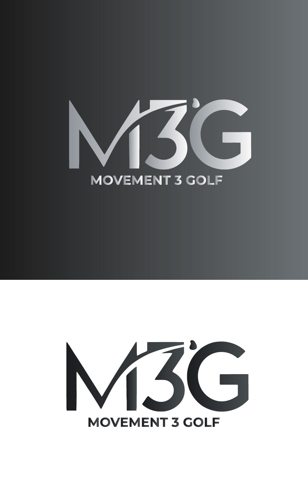 Logo Design by faridajems for M3G | Movement3Golf | Design #35851634