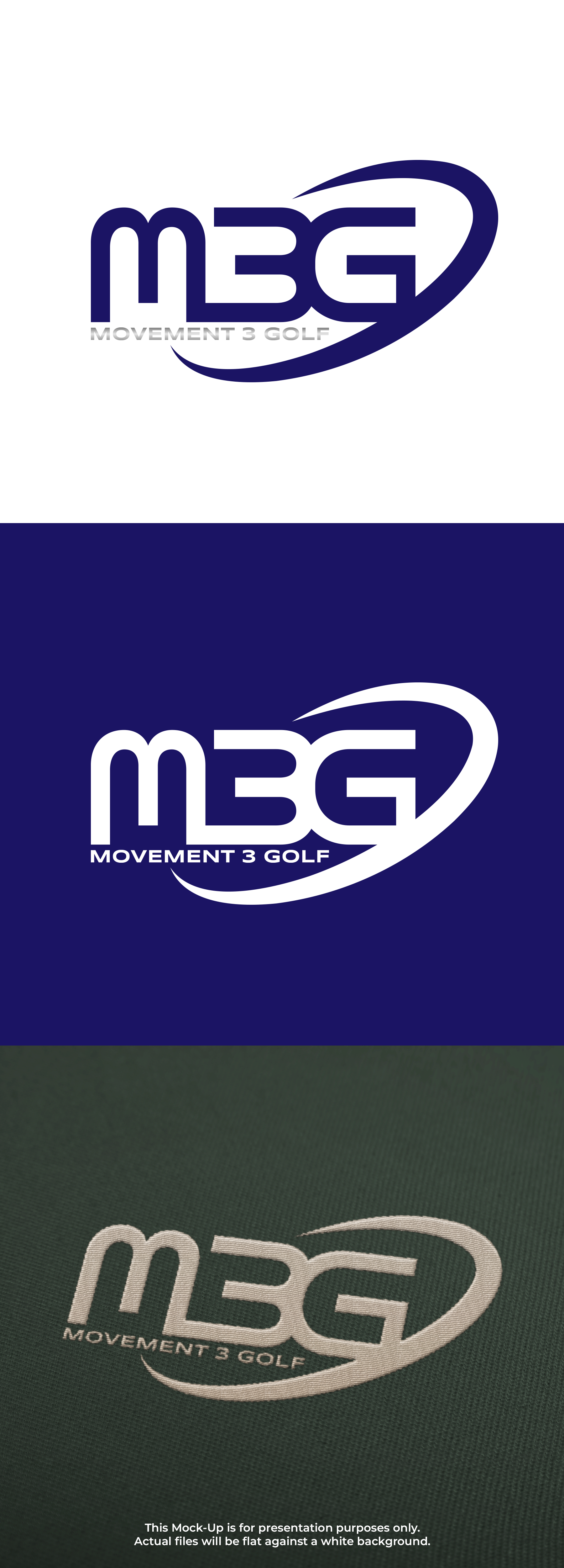 Logo Design by Oleksandr Tovarkov for M3G | Movement3Golf | Design #35839409