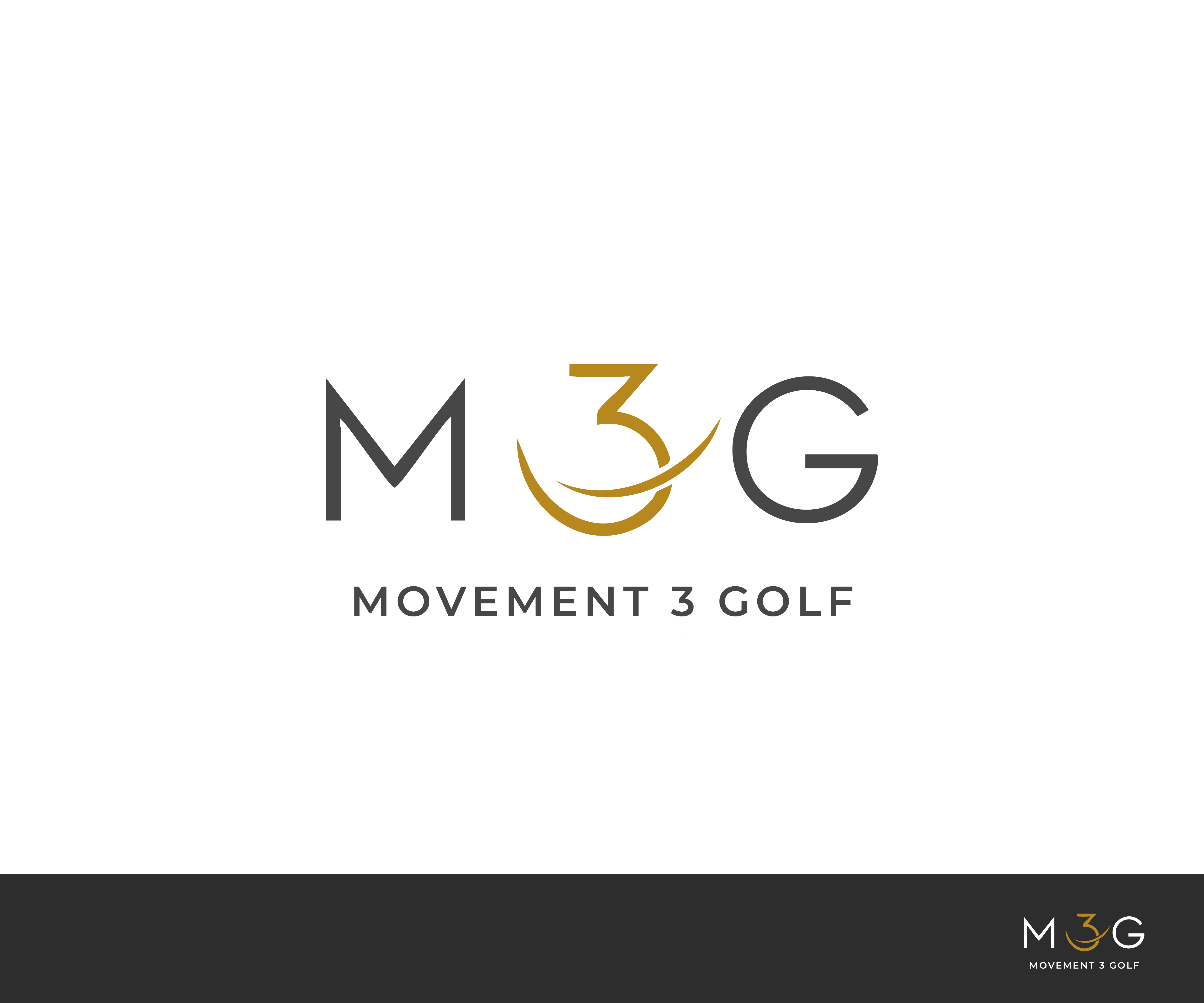 Logo-Design von Mukuuu für M3G | Movement3Golf | Design #35844623