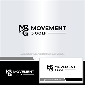 Logo Design by win it for M3G | Movement3Golf | Design: #35837859