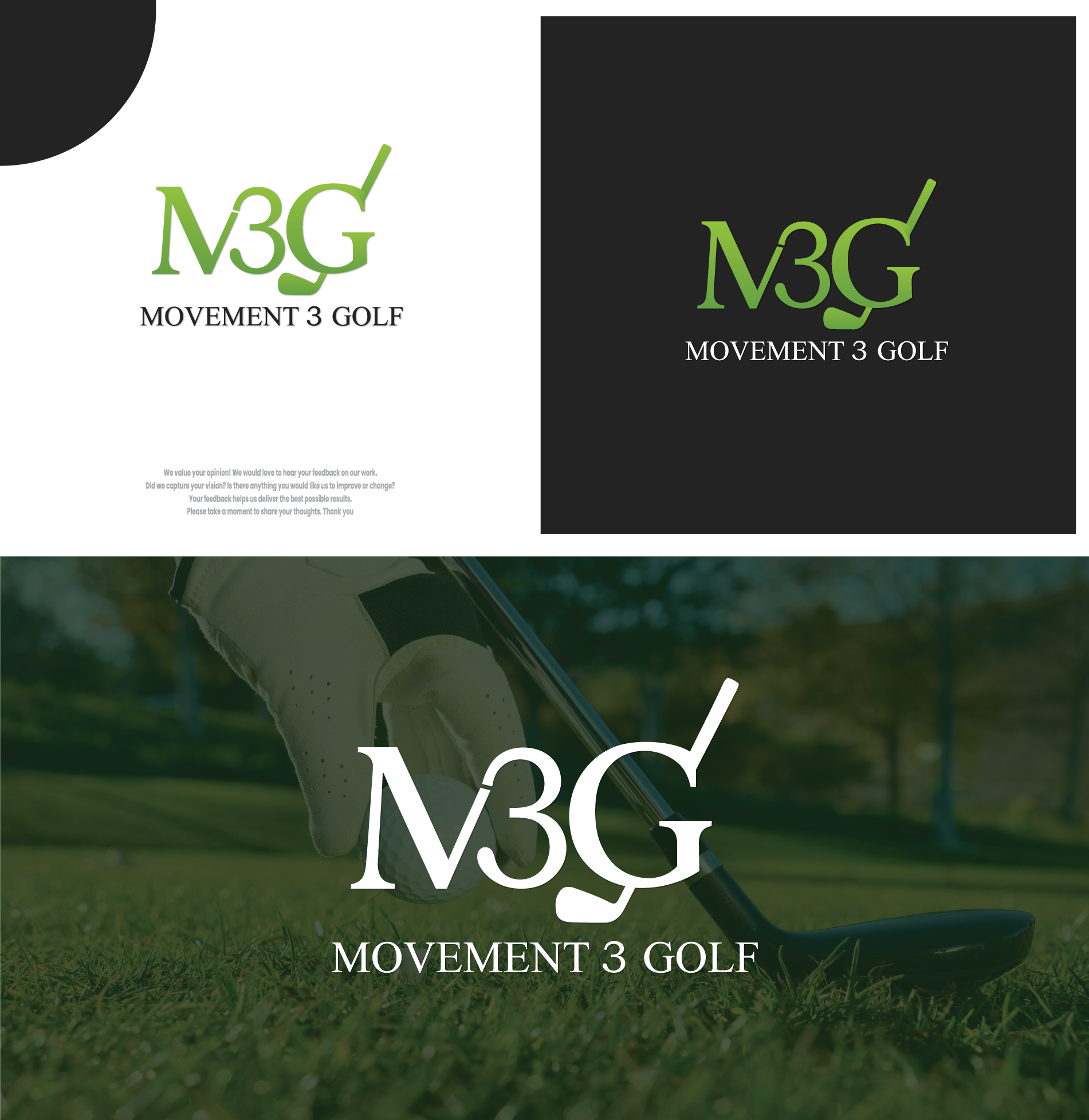 Diseño de Logo por hajera para M3G | Movement3Golf | Diseño #35842324