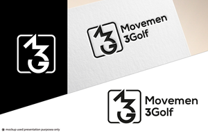 Logo Design by Rubia@ for M3G | Movement3Golf | Design: #35836068
