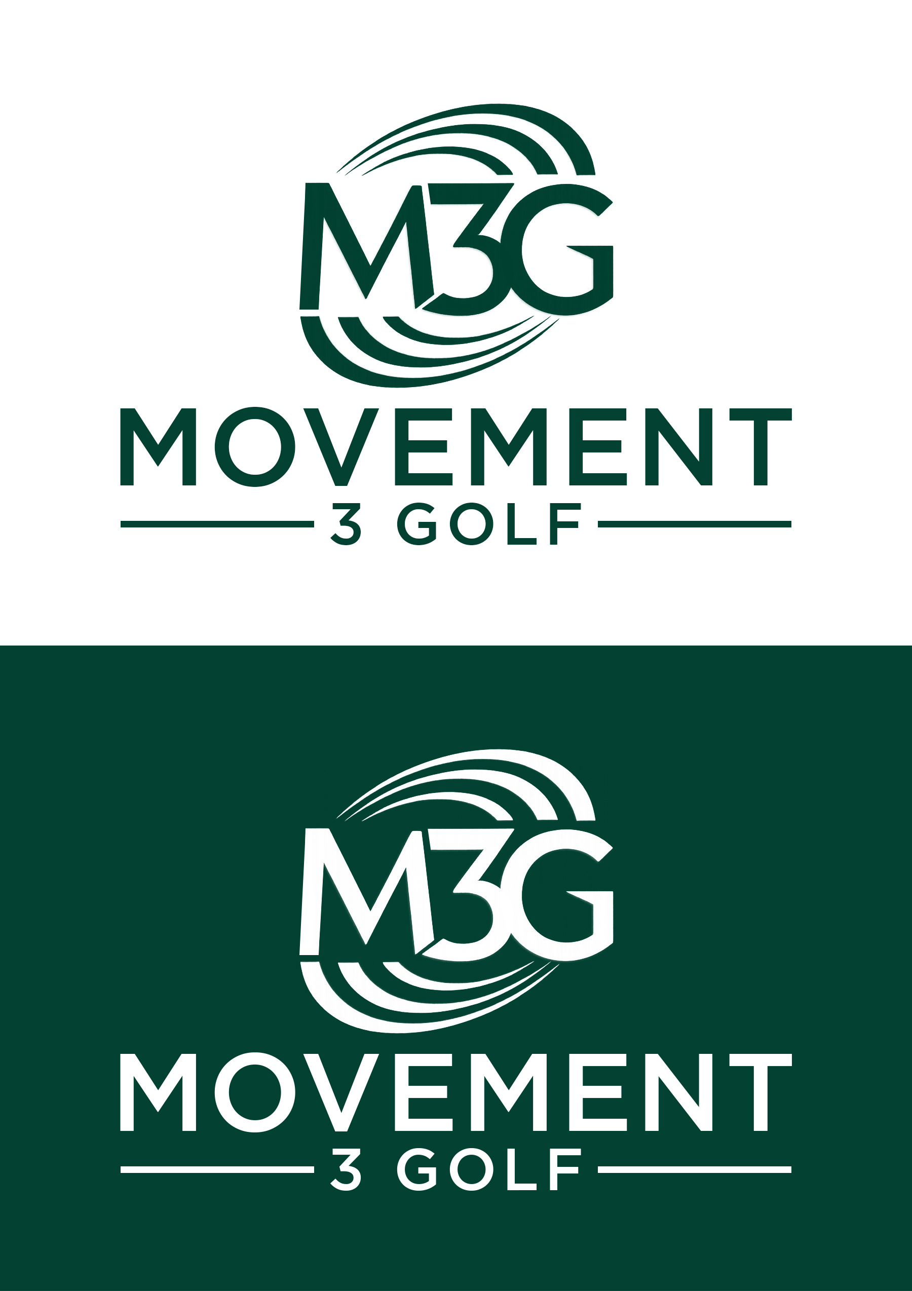 Design de Logo par Soonia pour M3G | Movement3Golf | Design #35847771