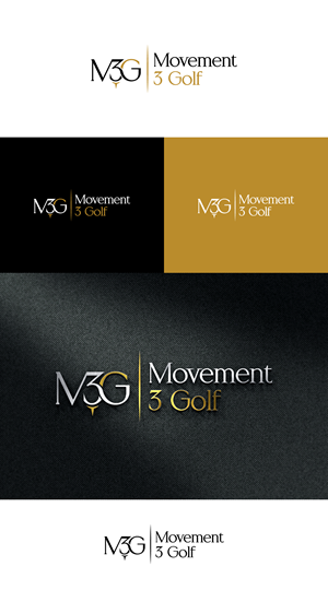 Logo Design by Ayub Zafar for M3G | Movement3Golf | Design: #35842668