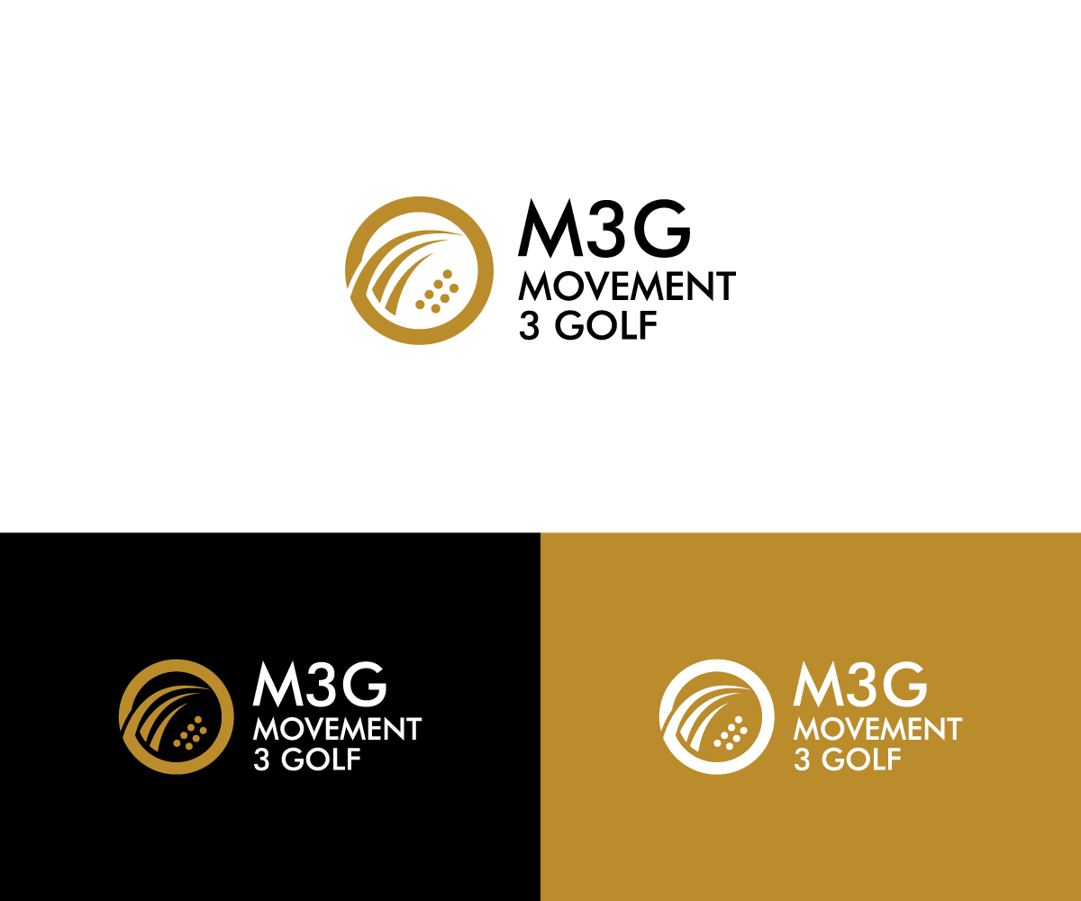 Logo Design by AlphabetZero.com for M3G | Movement3Golf | Design #35842687